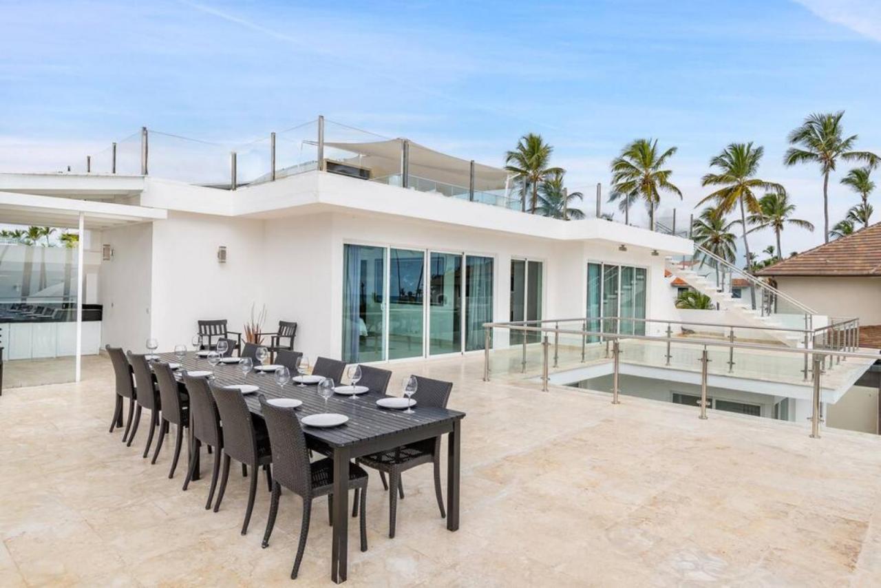 Villa Pandora Beach Front Villa With Chef Game Room Pool Punta Cana Eksteriør billede